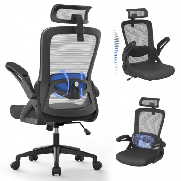 YONISEE Office Chair, Ergonomic Desk Chair with Lu...